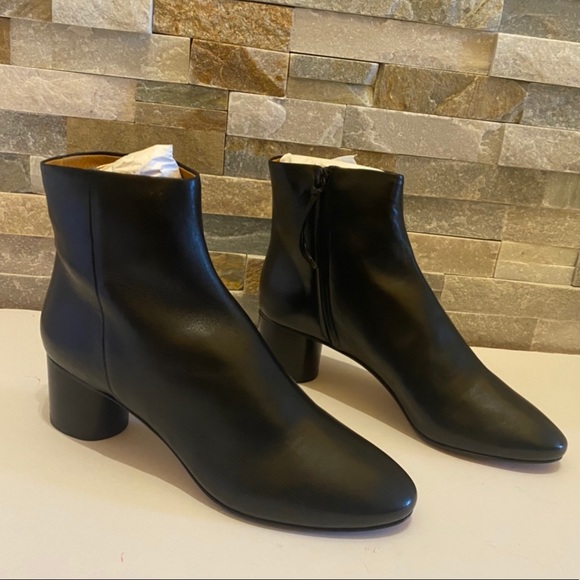 Isabel Marant Black Danay Leather Ankle Boots - Picture 5 of 11
